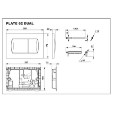 Tipka dvostruka Zoom Siva-2
