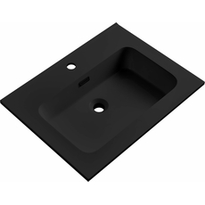 Nature 60 lavabo Mat Black 61x46cm, Dostupne boje: Nature Mat Black, Širina: 61-