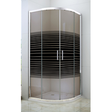 Tuš kabina 6011 Braon R90, Dimenzija: R90, Vrsta stakla: Braon-