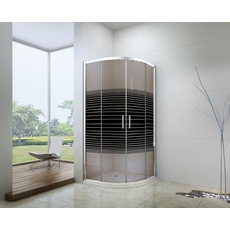 Tuš kabina 6012 R90 Braon, Dimenzija: R90, Vrsta stakla: Braon-2