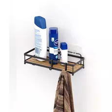 Žičana polica ST180 Drvo-crna-