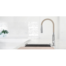 Baterija za sudoperu Zumba Flexy bež, Dostupne boje: Bež-2