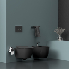 Allegro Black konzolna WC šolja, Dostupne boje: Crna mat-2