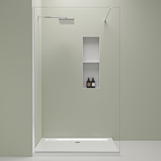 Tuš paravan Semper Walk-in 100cm, Boja profila: Silver, Širina: 100-2