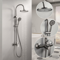 Tuš baterija sa usponskim tušem Alisado Grey, Dostupne boje: Grey-2