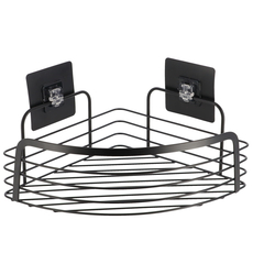 Žičana polica ugaona samolepljiva Tendance Crna-