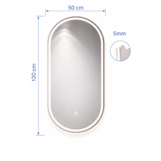 LED ogledalo NC-DRESS04B 50x120cm-2