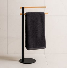 Držač peškira stojeći Tendance Bambus-Crna-2