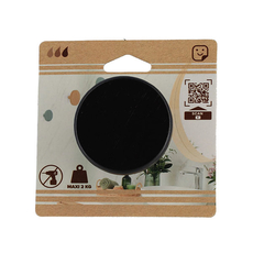 Kukica za peškir samolepljiva Tendance Bambus-Crna 6,5cm-2