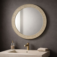 Ogledalo za kupatilo Mosaic Champange R80, Dostupne boje: Champange, Dimenzija: R80-2