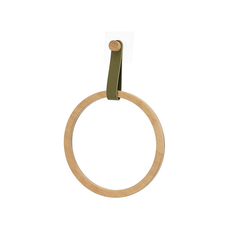 Držač peškira okrugli samolepljivi Tendance Bambus-Zelena-