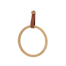 Držač peškira okrugli samolepljivi Tendance Bambus-Braon-