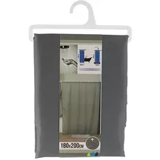 Zavesa za kadu Tendance Siva 180x200 sa kukicama-2