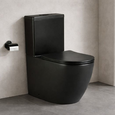 Verona Black Monoblok sa WC daskom, Dostupne boje: Crna mat-2
