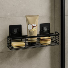 Žičana polica samolepljiva Tendance Crna-2