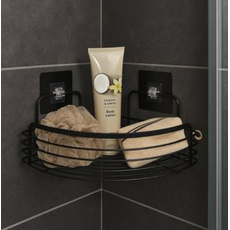 Žičana polica ugaona samolepljiva Tendance Crna-2