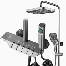 Usponski tuš Piano sa baterijom DP.100 Hrom, Dostupne boje: Hrom-2