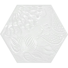 Hex 25 Gaudi Lux White 25x22cm II klasa, Dostupne boje: Lux White II klasa, Dimenzija: 25x22-