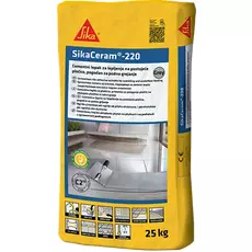 Lepak za pločice SikaCeram 220 (25kg), Vrsta: 220-