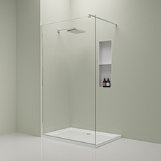 Tuš paravan Semper Walk-in 110cm, Boja profila: Silver, Širina: 110-