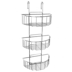 Polica za kupatilo trostruka žičana-