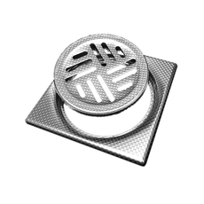 Maxivod rešetka MAT 15x15cm MAXI LUX 0.8mm-