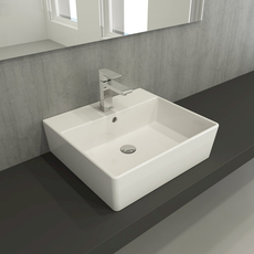 Milano lavabo 50x45cm, Dostupne boje: Beli-2