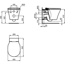 Connect AIR konzolna wc šolja sa daskom-2