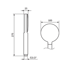 Tuš ručica Dark, Modeli: Tuš ručica-2