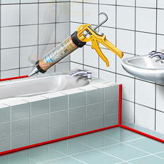 Sanitarni silikon Sanisil beli (300ml)-2