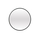 Ogledalo Crni ram R60 DH-60AMB, Dostupne boje: Crni ram, Dimenzija: R60-