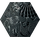 Hex 25 Gaudi Lux Black 25x22cm II klasa, Dostupne boje: Lux Black II klasa, Dimenzija: 25x22-