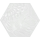 Hex 25 Gaudi Lux White 25x22cm II klasa, Dostupne boje: Lux White II klasa, Dimenzija: 25x22-