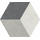 Hex 25 Traffic 3D Grey 25x22cm II klasa, Dostupne boje: 3D Grey, Dimenzija: 25x22-