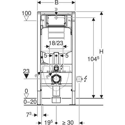 Geberit Duofix ugradni vodokotllć 111.311.00.5-3