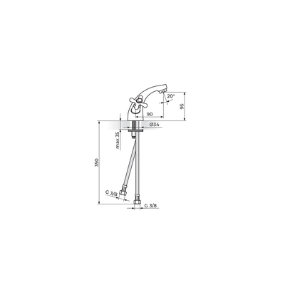 Baterija za lavabo Nostalgija, Modeli: Za lavabo-2