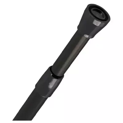 Metalna šipka za zavesu Tendance crna 70-120cm, Model: 70-120-