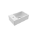 Milano lavabo 37x23cm, levi otvor, Dostupne boje: Beli, Model: Levi-