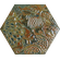 Hex 25 Gaudi Reactive Ocean 25x22cm II klasa, Dostupne boje: Ocean II klasa, Dimenzija: 25x22-