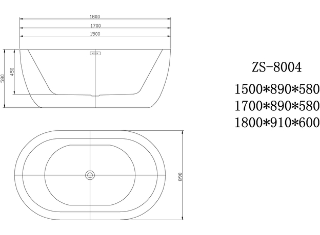 Samostojeća kada 8004 170x91x60-7