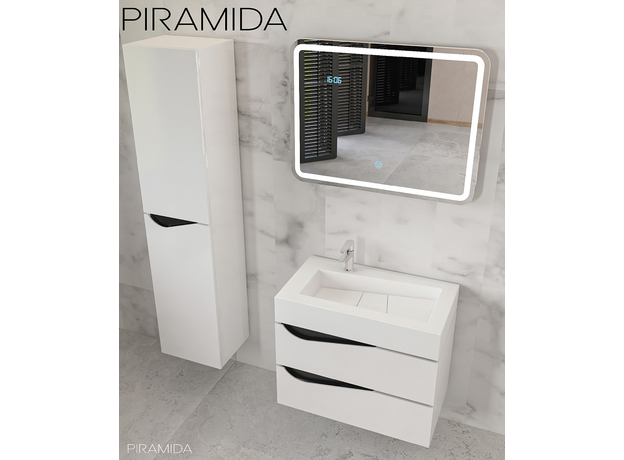 Euridika 70 Alpina Black ormarić sa umivaonikom-2