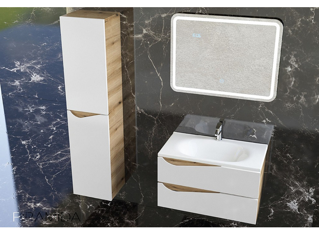 Euridika 75 Alpina Oak ormarić sa umivaonikom-5