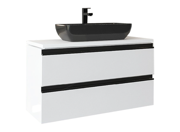 Konzolni ormarić Euridika 75 up Nord/Black-