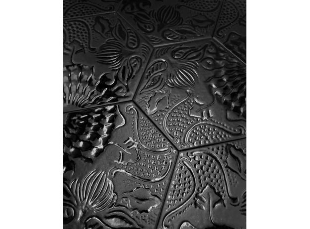 Hex 25 Gaudi Lux Black 25x22cm II klasa, Dostupne boje: Lux Black II klasa, Dimenzija: 25x22-3