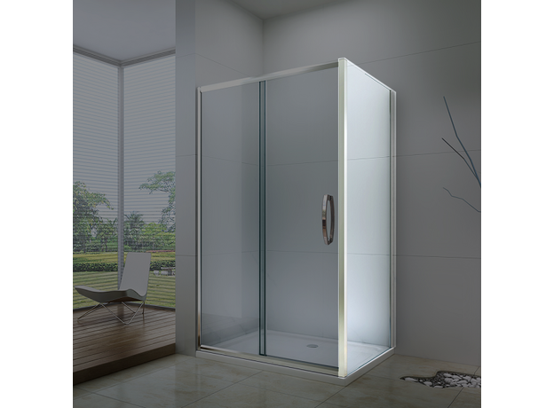 Tuš paravan EX-504 fiksni 75cm, Širina: 75-