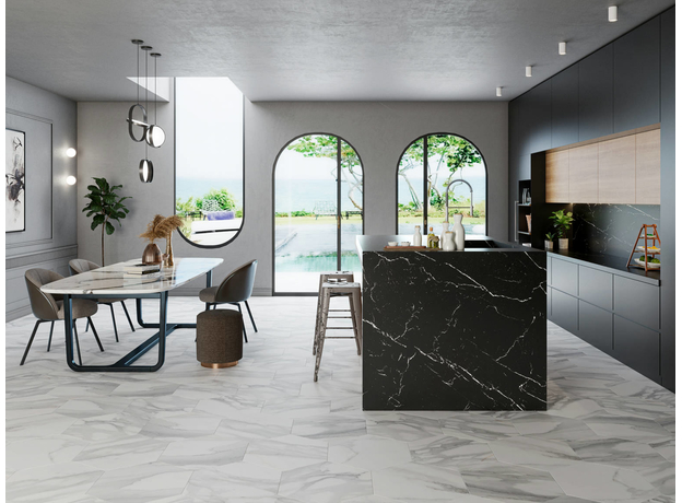 Hex 56 Apuan Bianco 56x48cm II klasa-3