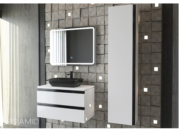 Konzolni ormarić Euridika 75 up Nord/Black-3