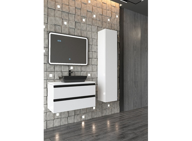 Konzolni ormarić Euridika 75 up Nord/Black-2