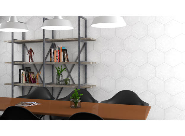 Hex 25 Gaudi Lux White 25x22cm II klasa, Dostupne boje: Lux White II klasa, Dimenzija: 25x22-2