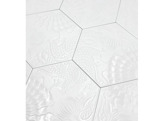 Hex 25 Gaudi Lux White 25x22cm II klasa, Dostupne boje: Lux White II klasa, Dimenzija: 25x22-3